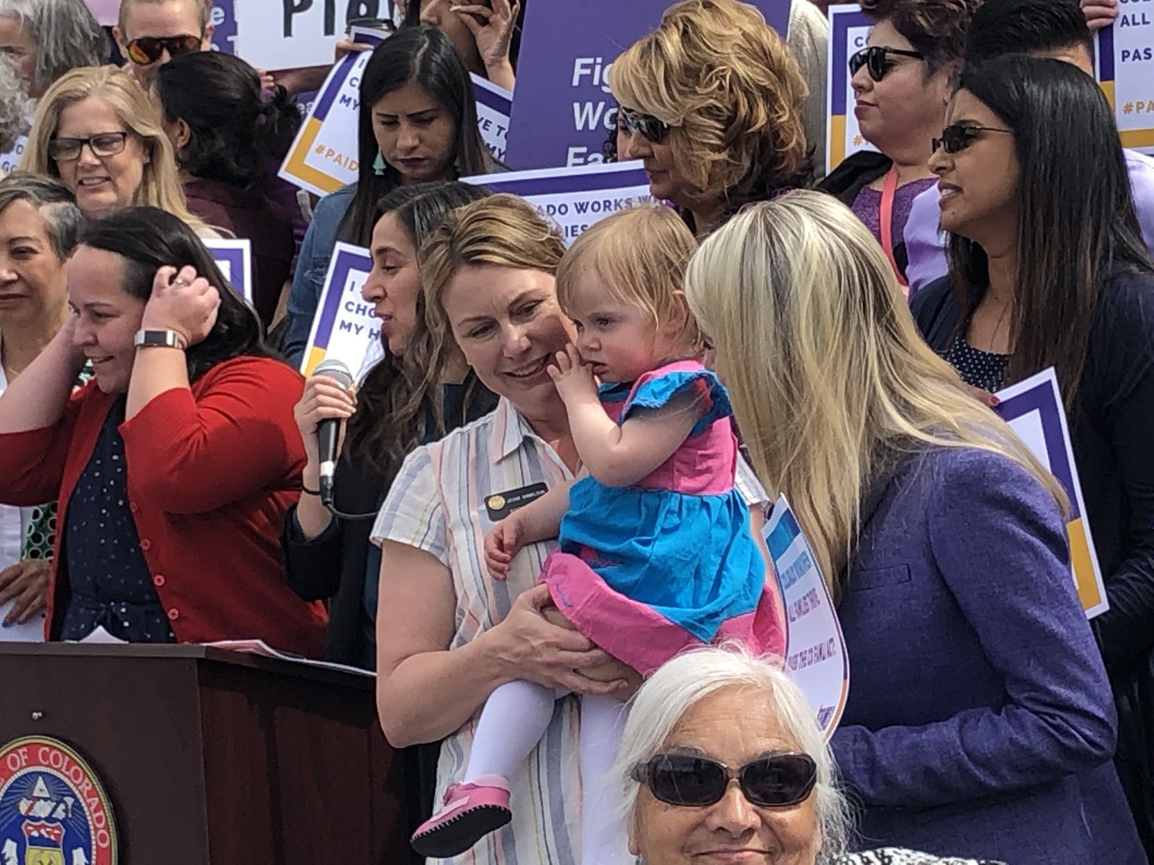 Sens. Jessie Danielson and Brittany Pettersen